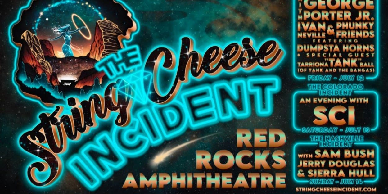 The String Cheese Incident Unveils Themes for 2024 Red Rocks Weekend Run