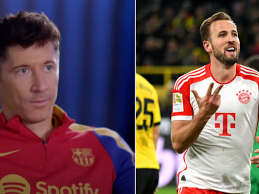 Robert Lewandowski snubs Harry Kane when naming the two best players in Europe right now