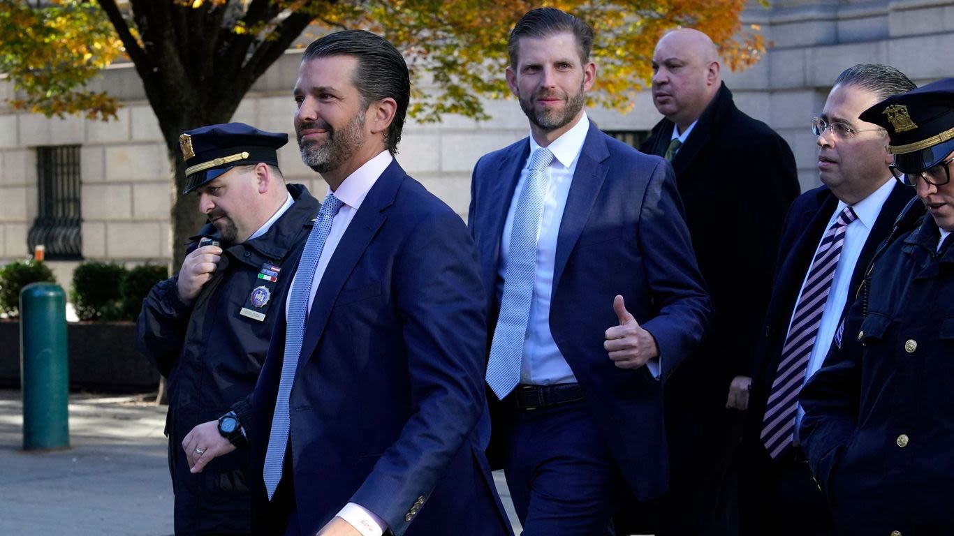 Exclusive: Trump brothers emerge as loyalty czars for dad's potential transition to White House