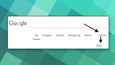Google's new "Web" search gives text-only results