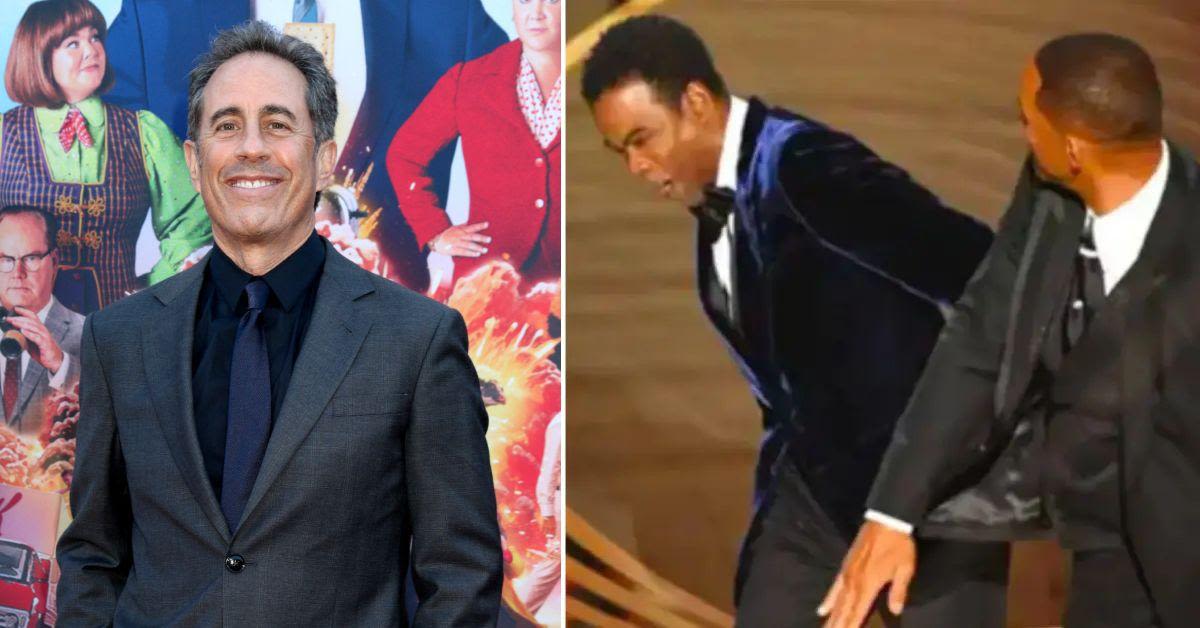 Chris Rock Turned Down Opportunity to Reenact Will Smith Slap in 'Unfrosted' Because He Was Too 'Shook,' Jerry Seinfeld Reveals