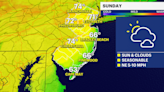 Mild and dry Sunday in New Jersey