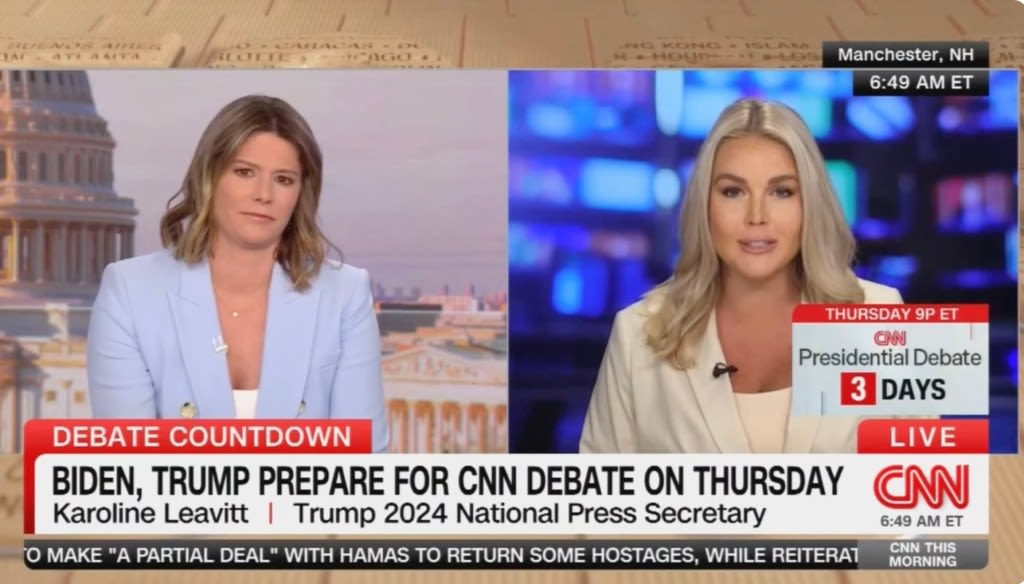 CNN’s Kasie Hunt Ends Interview With Trump Spokeswoman After She Rails Against Debate Moderators; Network Defends...