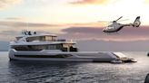 This 127-Foot Superyacht’s Triple-Threat Aft Deck Includes a Helipad, a Party Area, and a Garage