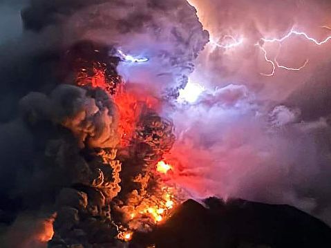 印尼魯昂火山爆發 對天氣和氣候有何影響