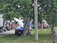 Crash involving tractor-trailer and minivan closes Route 30 near Abbottstown