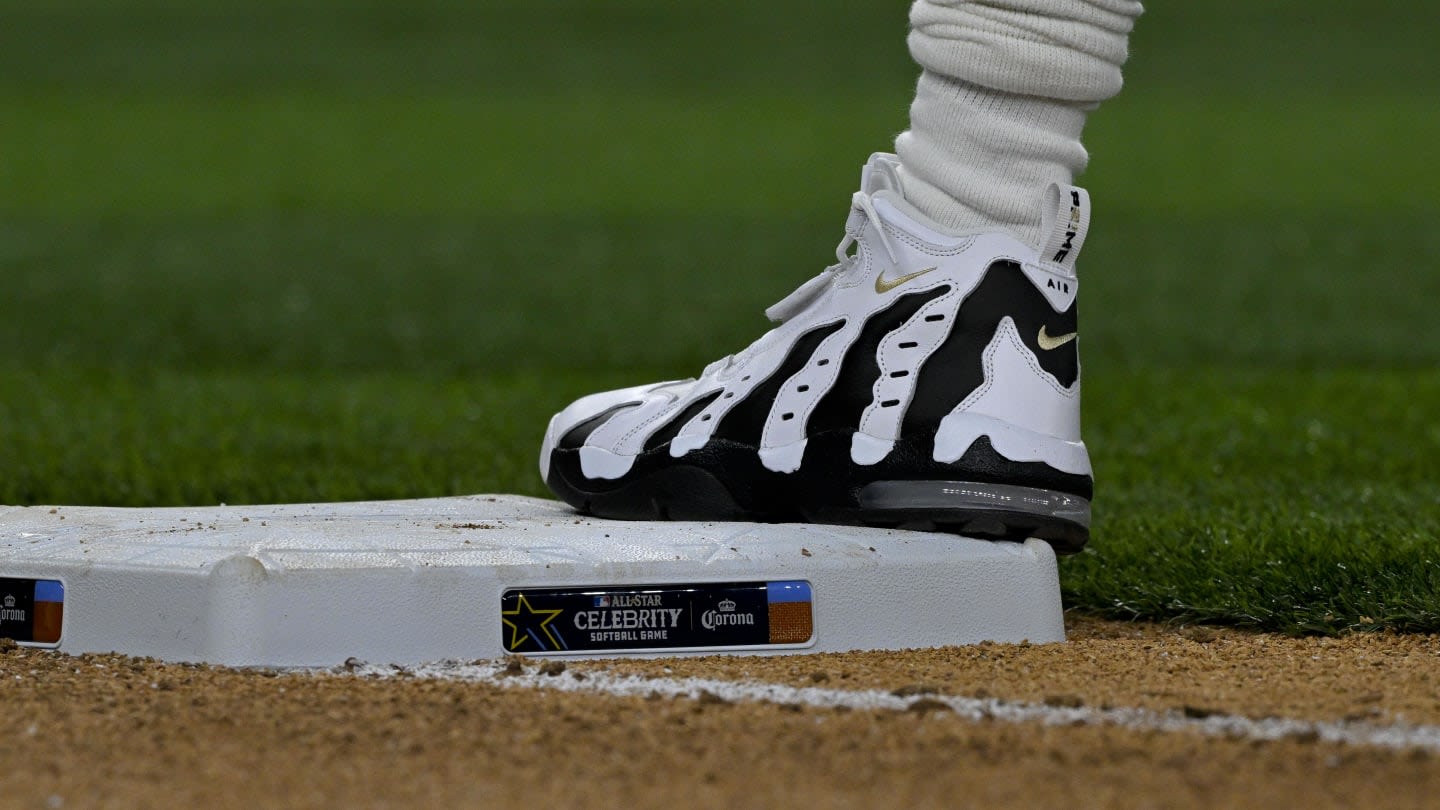 Deion Sanders Debuts New Nike Sneakers in MLB Celebrity Game