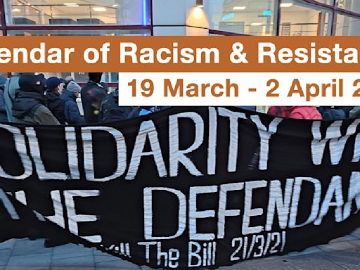 Calendar of Racism and Resistance ( 19 March - 2 April 2024) - Institute of Race Relations