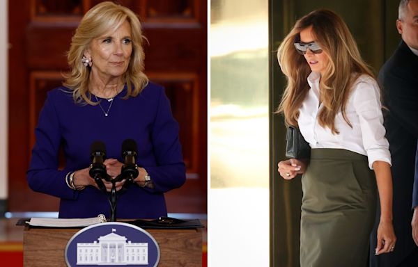 Melania Trump missing as Jill Biden attends presidential debate