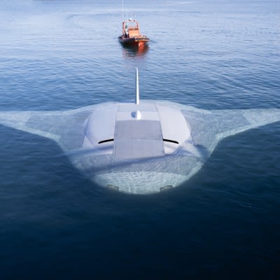 Giant military manta ray drone passes first ocean test