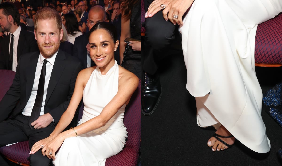 Meghan Markle Stuns in Black Strappy Sandals at 2024 ESPY Awards as She Supports Prince Harry Receiving Pat Tillman Award