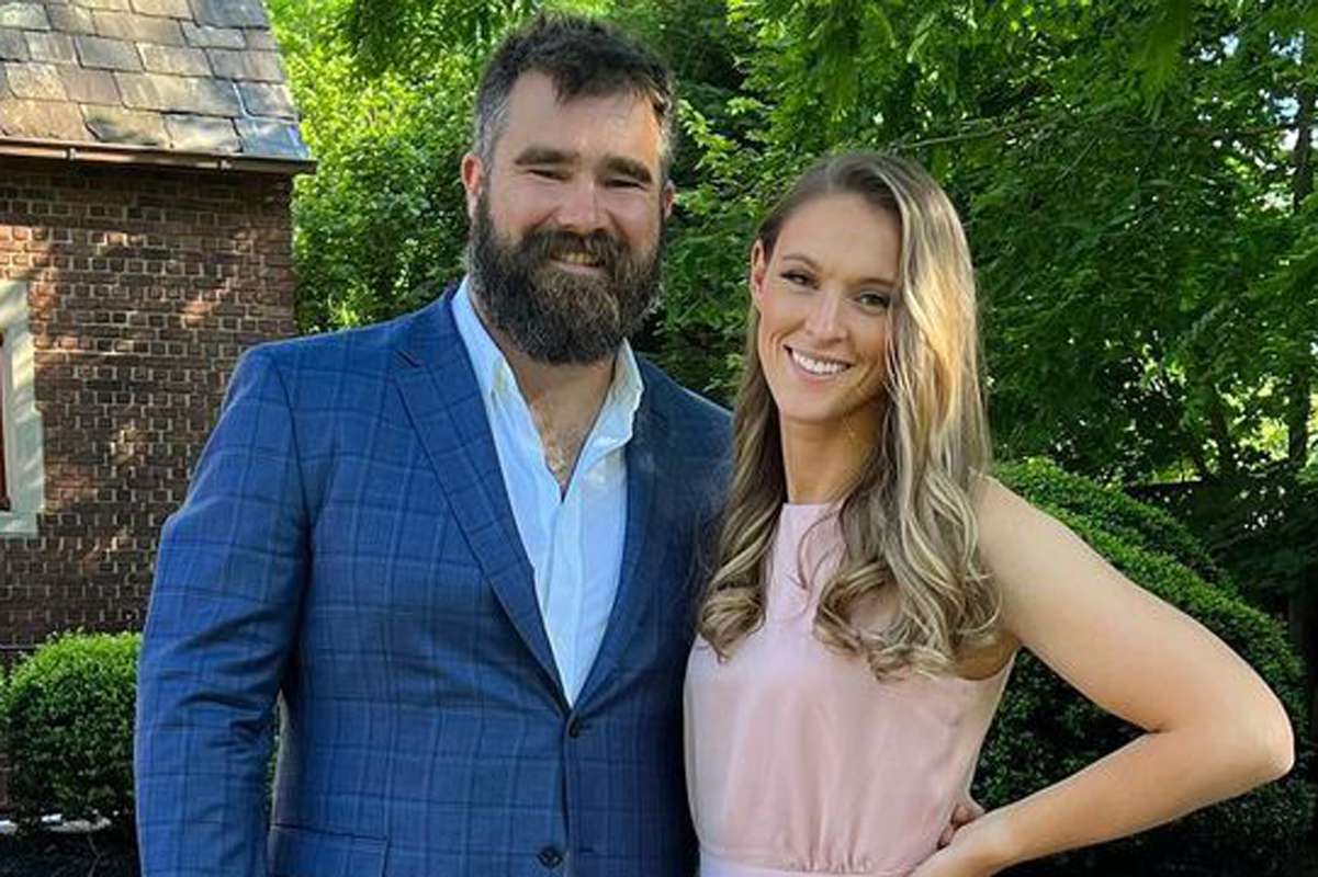 Jason Kelce Proudly Shows Wife Kylie His Arm Full of Friendship Bracelets at Taylor Swift's London Concert