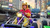 I went on a go-kart tour in Tokyo for $125. Driving around famous streets in tiny cars was an incredible way to see the city.