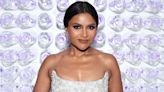 Mindy Kaling Shimmers on the 2023 Met Gala Red Carpet in Traffic-Stopping Jonathan Simkhai Gown