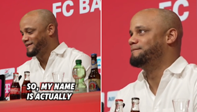 Vincent Kompany tells fans they've been saying his name wrong all this time after move to Bayern Munich