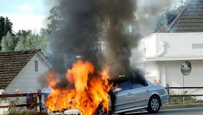 Wild Video Shows Remnants of Toyota Truck After Catastrophic Explosion