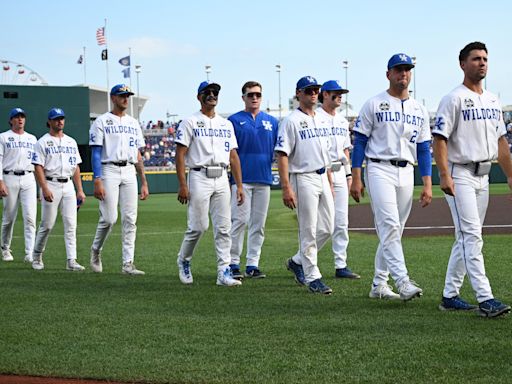 What channel is Kentucky baseball vs Florida on today in 2024 CWS? Time, TV, streaming