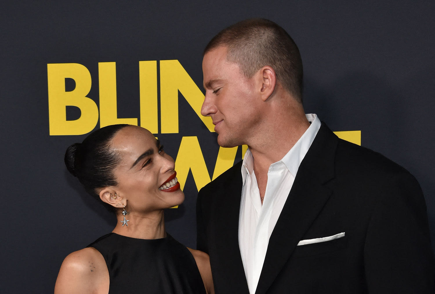 Zoë Kravitz and Channing Tatum make red carpet debut as a couple at ‘Blink Twice’ premiere