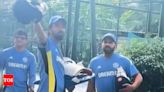 Watch: KL Rahul 'worried over rain threat', Rohit Sharma smiles it off | Cricket News - Times of India