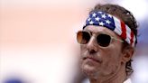 Matthew McConaughey and his wife Camila lead stars at US Open