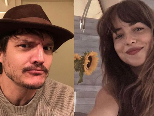 Dakota Johnson e Pedro Pascal surgem abraçados em show. E Chris Martin?