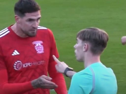 Rangers and Hearts hero Kyle Lafferty sparks melee with horror tackle