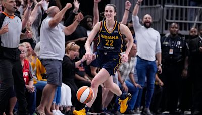 Caitlin Clark makes her 100th 3, finishes with triple-double as Fever beat Sparks 93-86