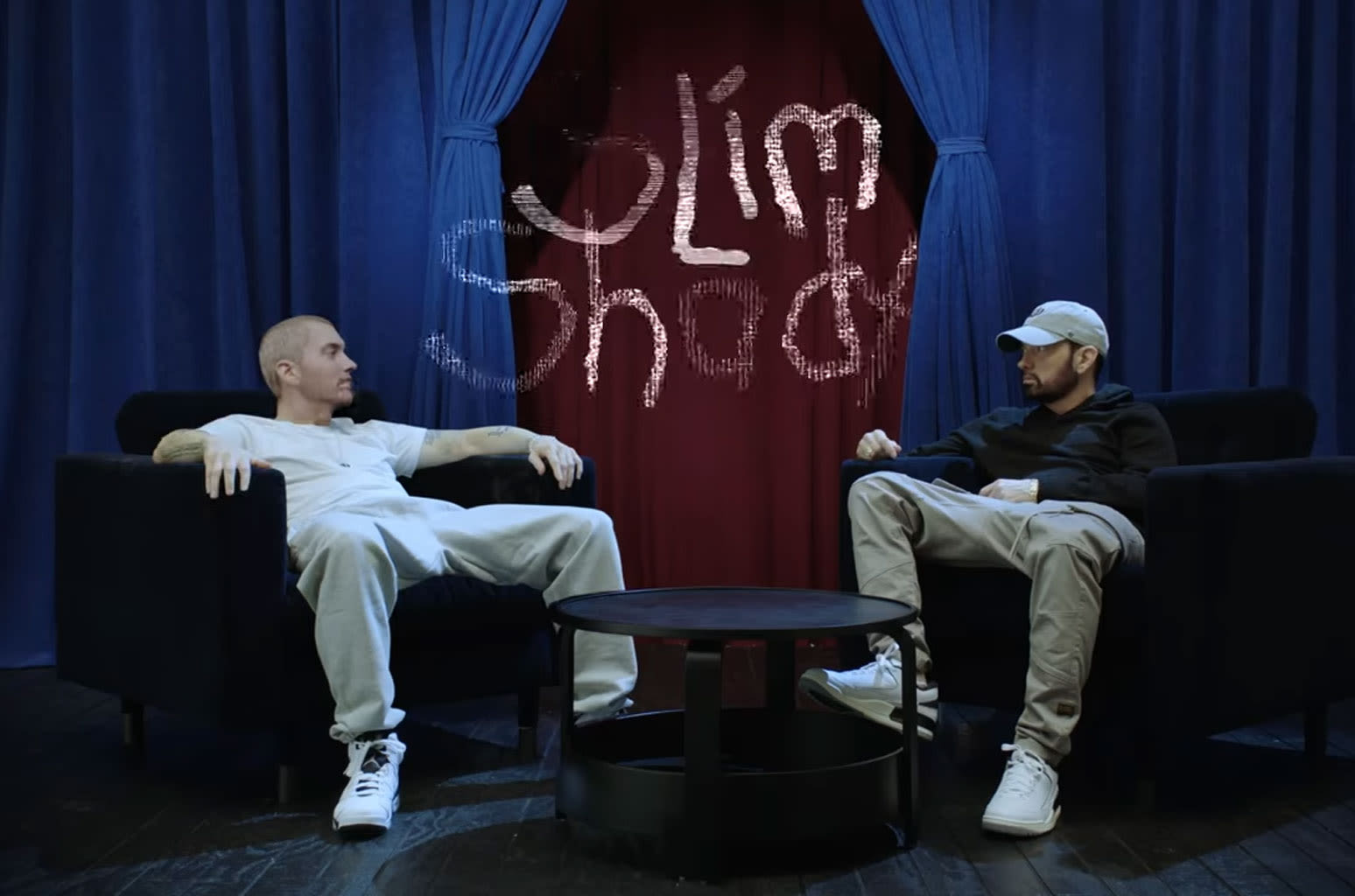 Watch Eminem Face Off in Conversation With His Slim Shady Alter-Ego