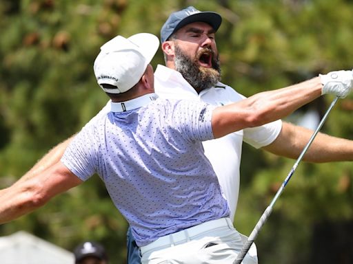 The Miz Celebrates Impressive Golf Shot With Jason & Travis Kelce, Says Life Is About Moments