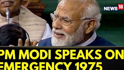 PM Modi: 'Constitution Was Bulldozed, Democracy Was Destroyed During Emergency' | PM Modi Speech - News18