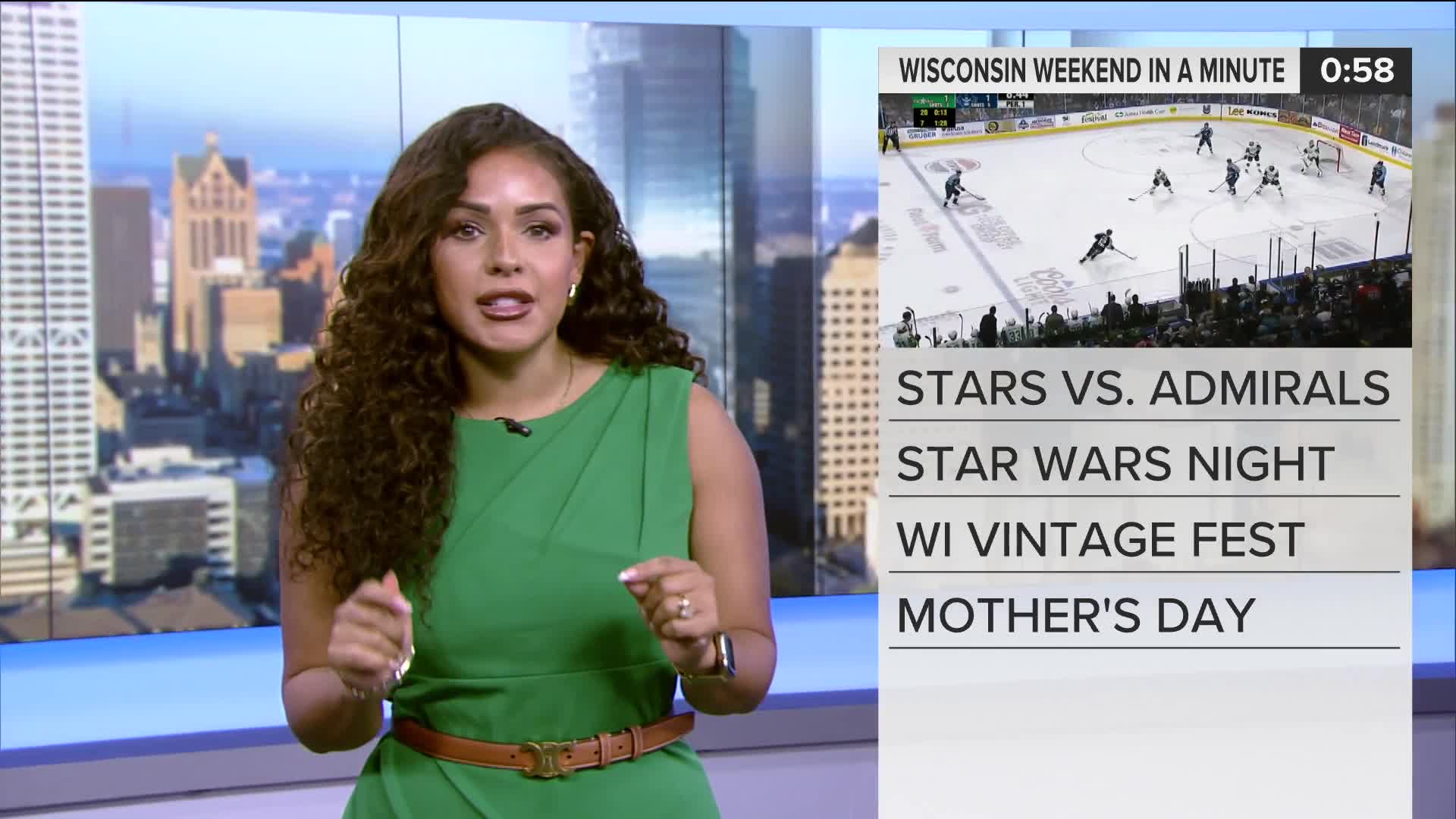 Wisconsin Weekend in a Minute: Admirals Game 4, Brewer's Star Wars theme night, and free Mother's Day events