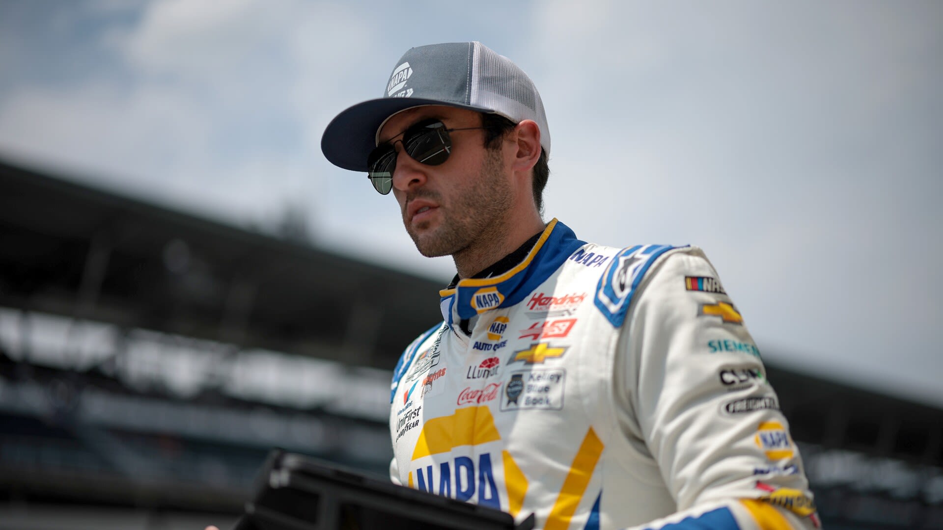 Penalty hinders Chase Elliott's chances at Brickyard 400 victory