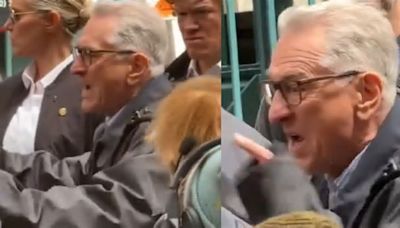 Video de Robert De Niro gritoneando a manifestantes es falso, su publicista aclara lo qué pasó
