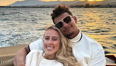 Patrick and Brittany Mahomes look totally loved up on Spanish vacation