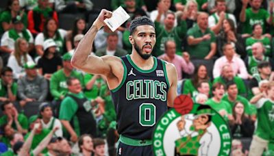 Celtics' Jayson Tatum pulls out receipt after tech in Game 5 vs. Cavs