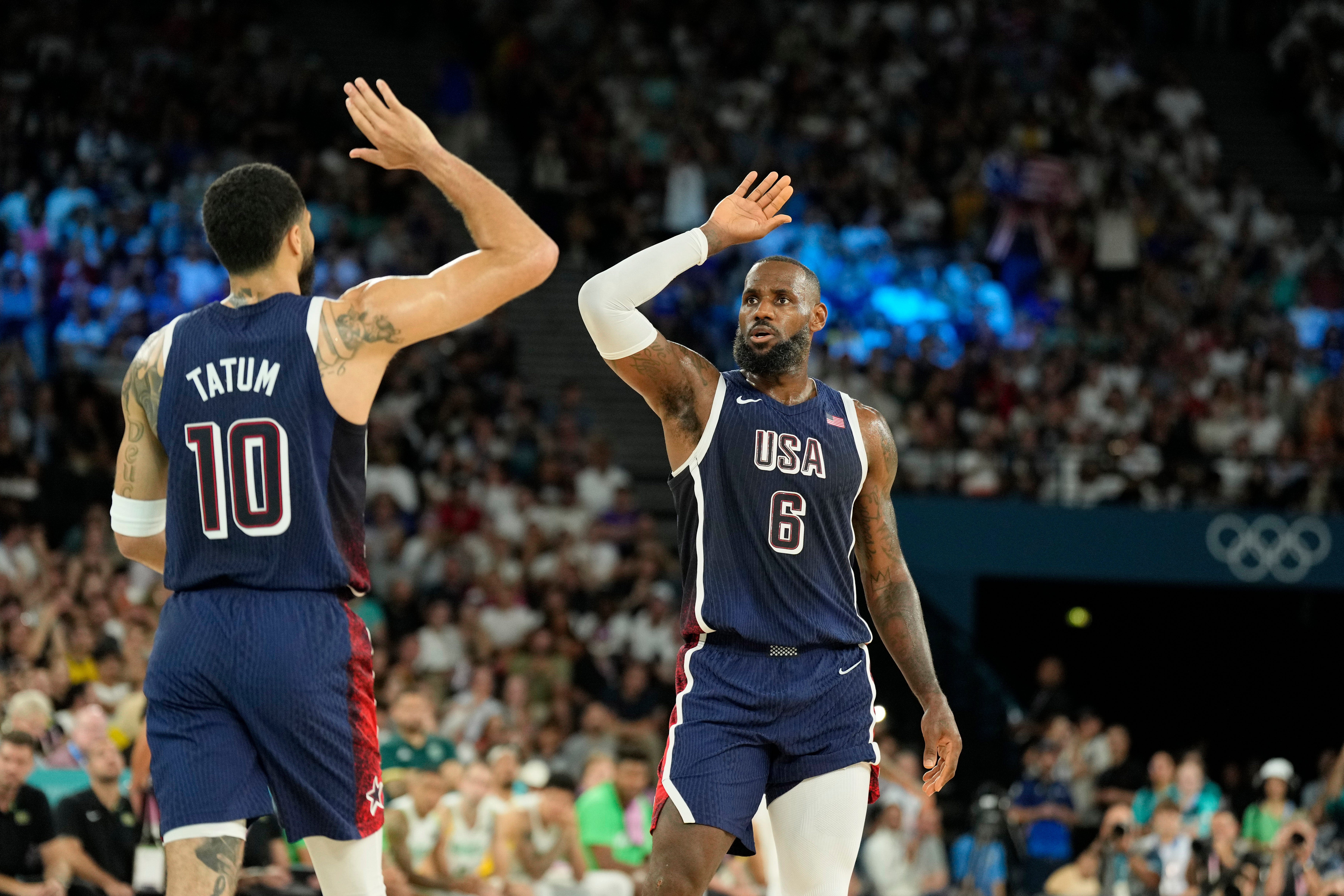 USA basketball highlights: American men crush Brazil to reach Olympic semifinals