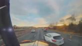 Truck driver’s dash cam captures intense crash on Colorado highway