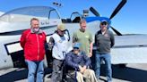 WW2 veteran gets chance to fly in fighter pilot on 100th birthday