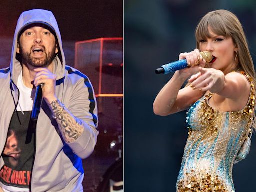 Eminem brings Taylor Swift's historic reign at No. 1 to an end, Stevie Wonder's record stays intact