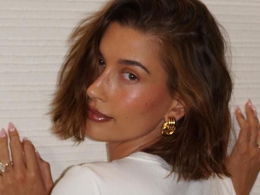Hailey Bieber Was 4 Months Pregnant When She Secretly Shot Saint Laurent's New Campaign With 'Little Bean' in Her...
