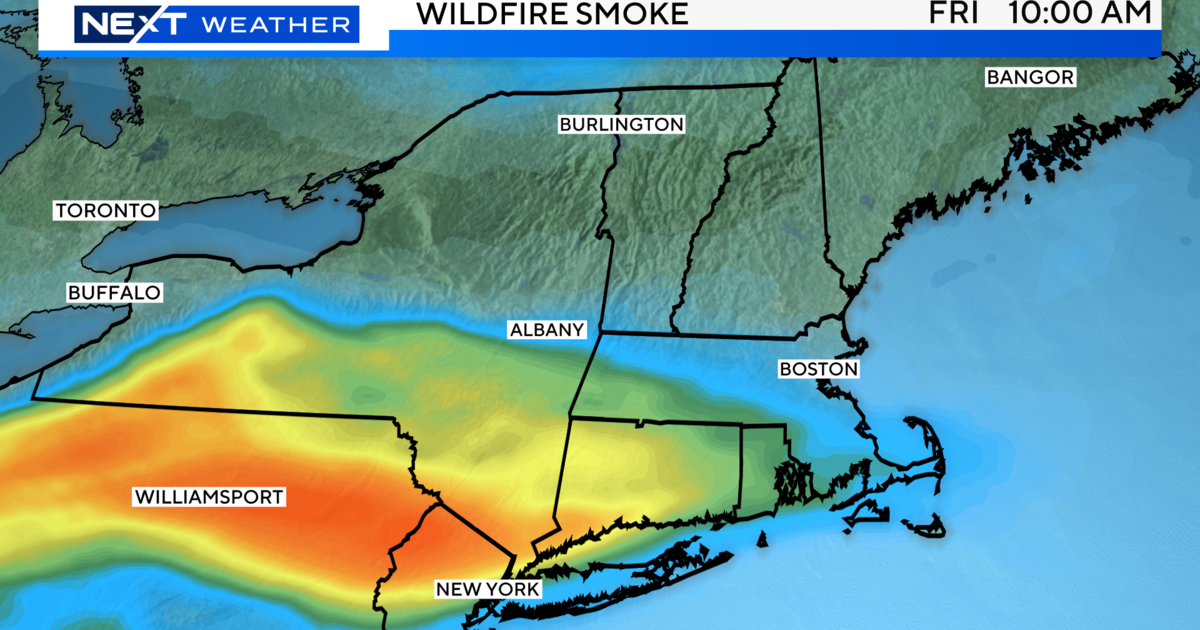 Wildfire smoke could be visible in Massachusetts during otherwise great weekend forecast