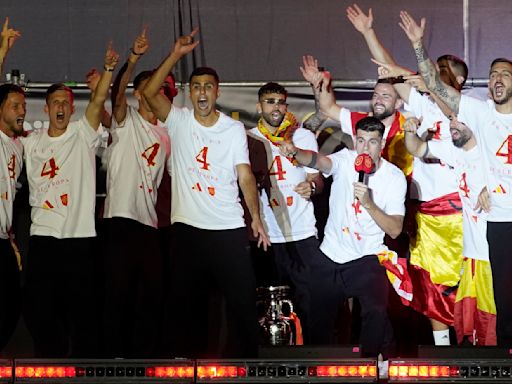 Celebración de Euro de jugadores de España llevan a Gibraltar a imponer queja ante UEFA