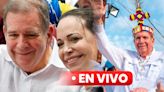 Elecciones en Venezuela 2024 EN VIVO: Edmundo González y María Corina Machado realizan cierre de campaña HOY