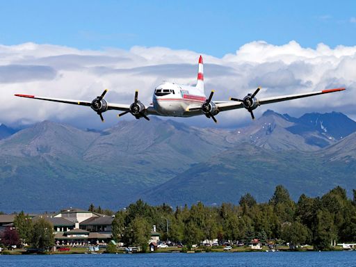 Vintage DC-4 airplane crashes into Alaska river