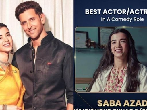 Hrithik Roshan shares supportive post for girlfriend Saba Azad as she wins award: 'I think I called this one'