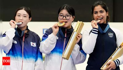 'Grateful that I could win, read a lot of Gita..': says Manu Bhaker | Paris Olympics 2024 News - Times of India