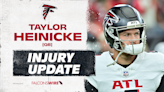 Falcons QB Taylor Heinicke out for game with hamstring injury