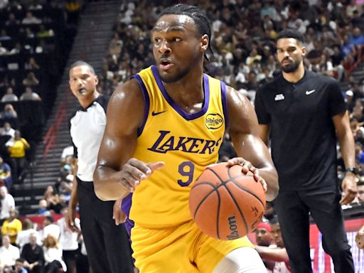 Bronny James bounces back with 12 points for Lakers in Las Vegas Summer League game