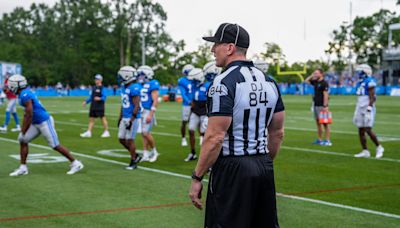 Detroit Lions training camp referee explains kickoff, other rule changes for 2024 season
