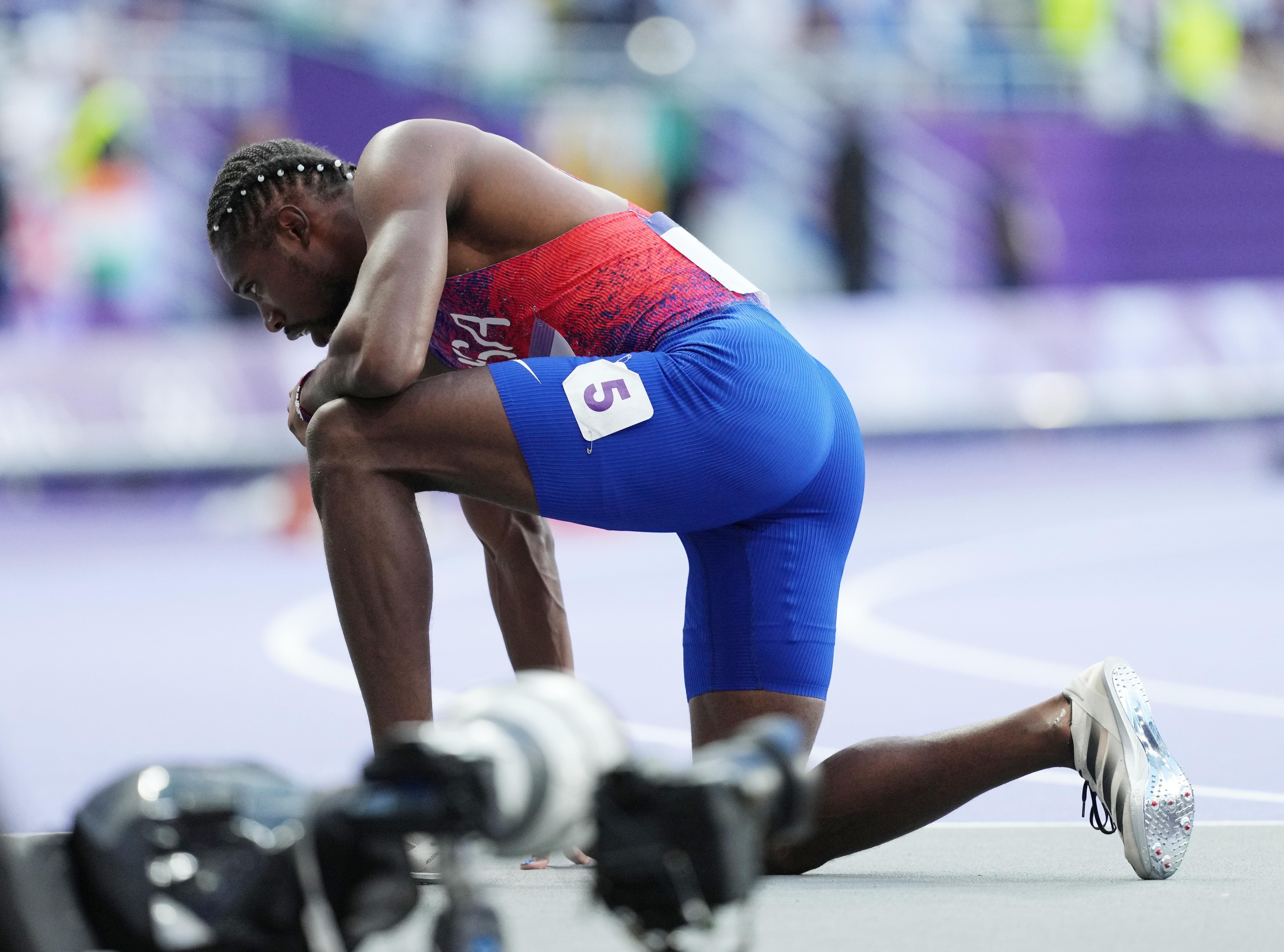 Noah Lyles did same thing ordinary Americans do every day: He went to work sick